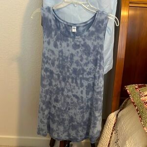 Never worn. Tags On. Old Navy Blue sleeveless top.